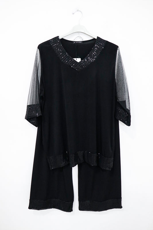 Completo con paillettes