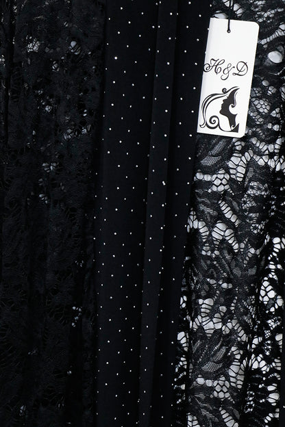 Giacca di pizzo con strass