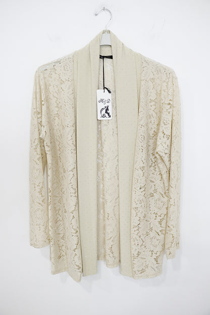 Giacca di pizzo con strass