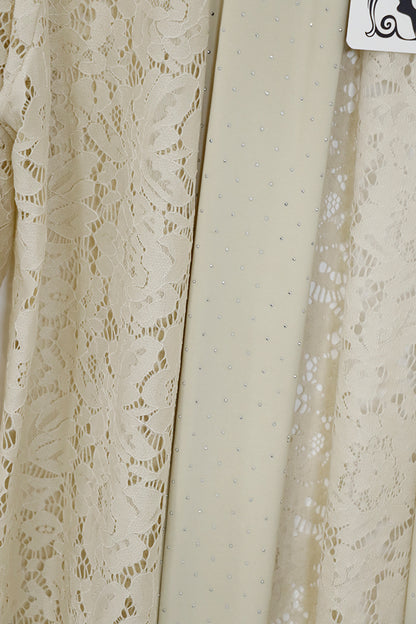 Giacca di pizzo con strass