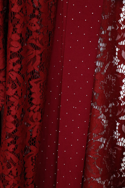 Giacca di pizzo con strass