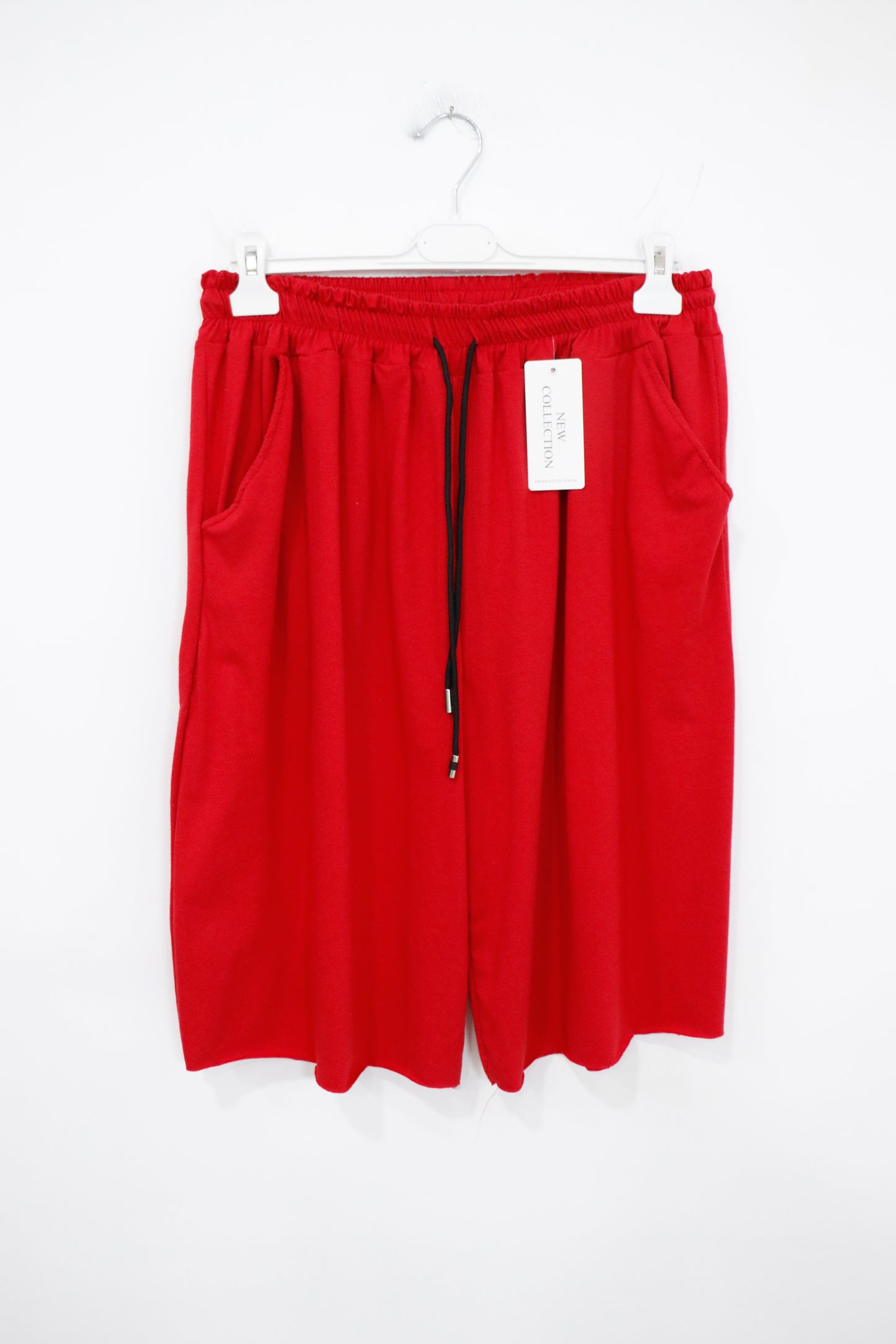 Pantaloncini in cotone elasticizzato